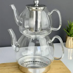 AROW LİNDA CAM ÇAYDANLIK SETİ