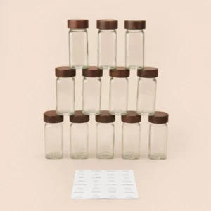 MİEN AKASYA CAM BAHARATLIK SETİ