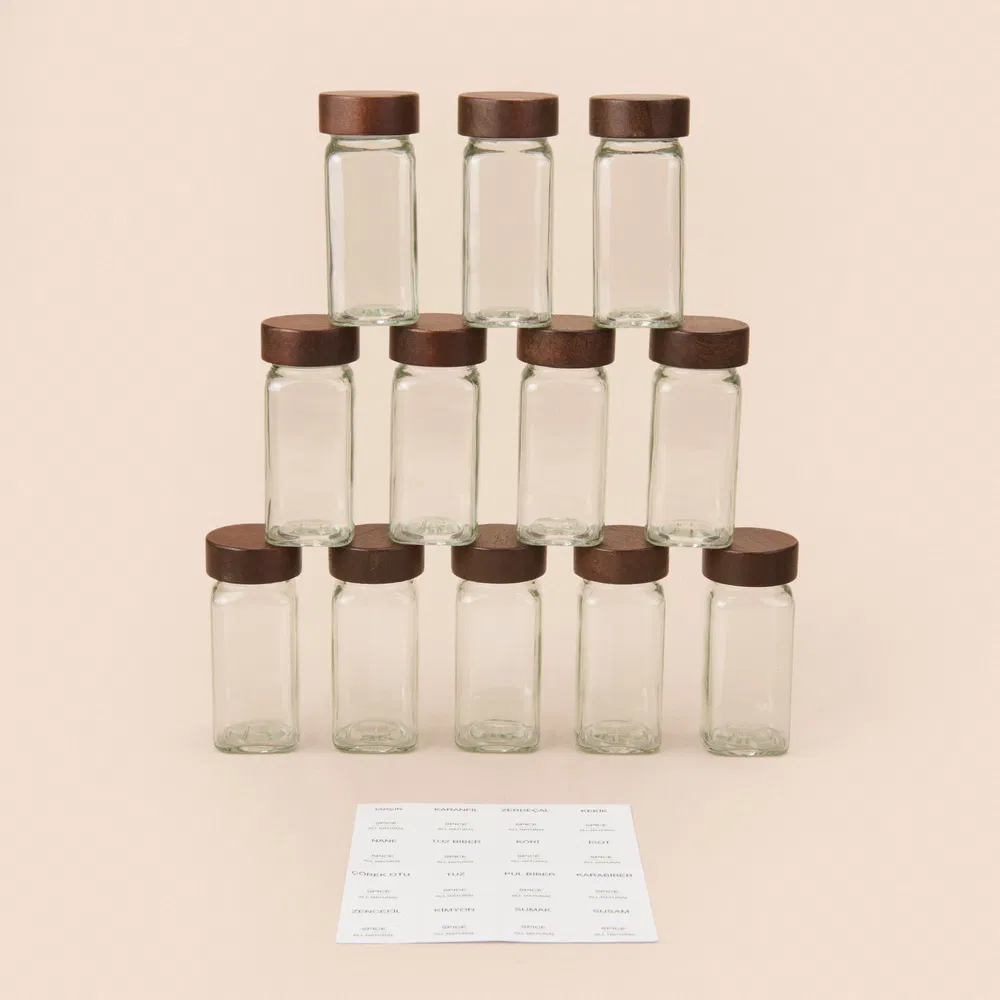 MİEN AKASYA CAM BAHARATLIK SETİ