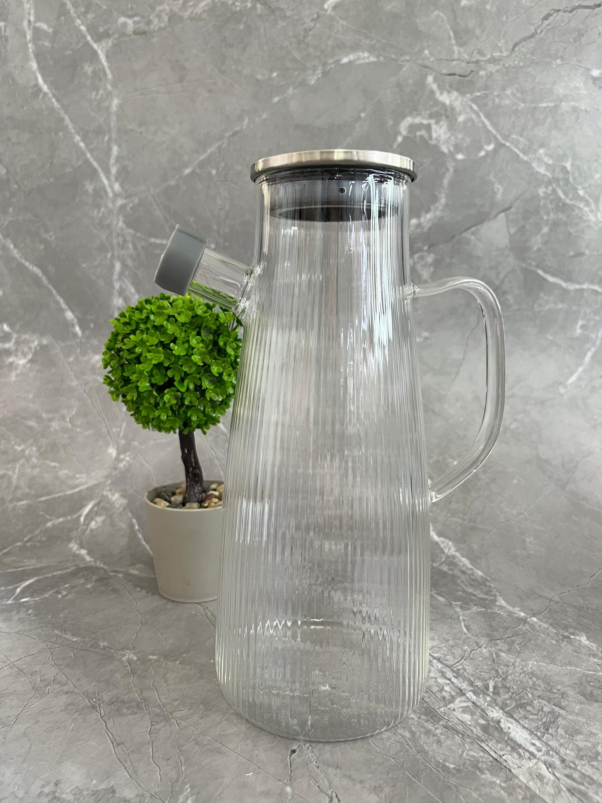 MİEN METAL KAPAKLI CAM YAĞDANLIK 1000 ML