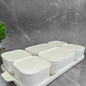 PORSELEN KAPAKLI KAHVALTILIK