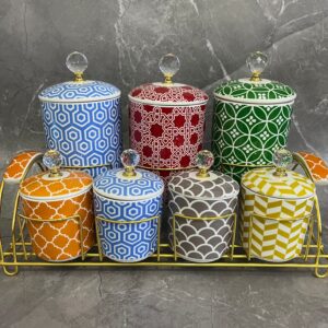 AROW PORSELEN 7’Lİ STANDLI BAHARATLIK