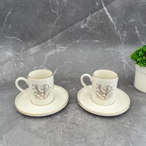 PORSELEN HAYAT AĞAÇI 6’LI FİNCAN TAKIMI