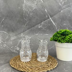 AROW 2’Lİ KRİSTAL CAM TUZLUK & BİBERLİK
