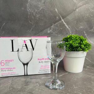 LAV 6’LI MİSKET KADEH KAHVE YANI