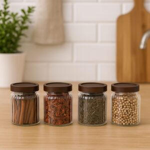 AKASYA KAPAKLI CAM KAVANOZ SETİ