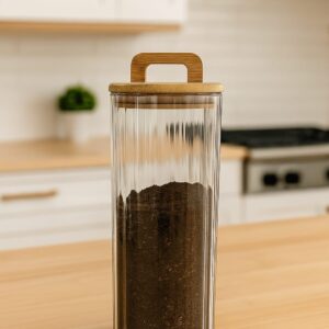 AKASYA KAPAKLI CAM KAVANOZ