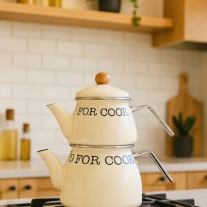 Mien Doroty Emaye Çaydanlık