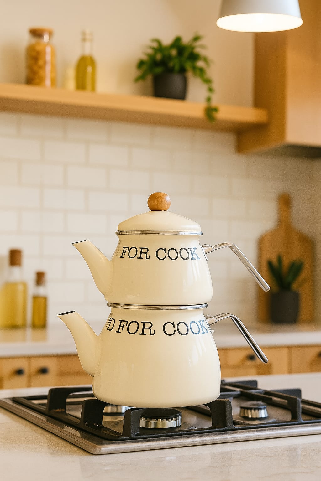 Mien Doroty Emaye Çaydanlık