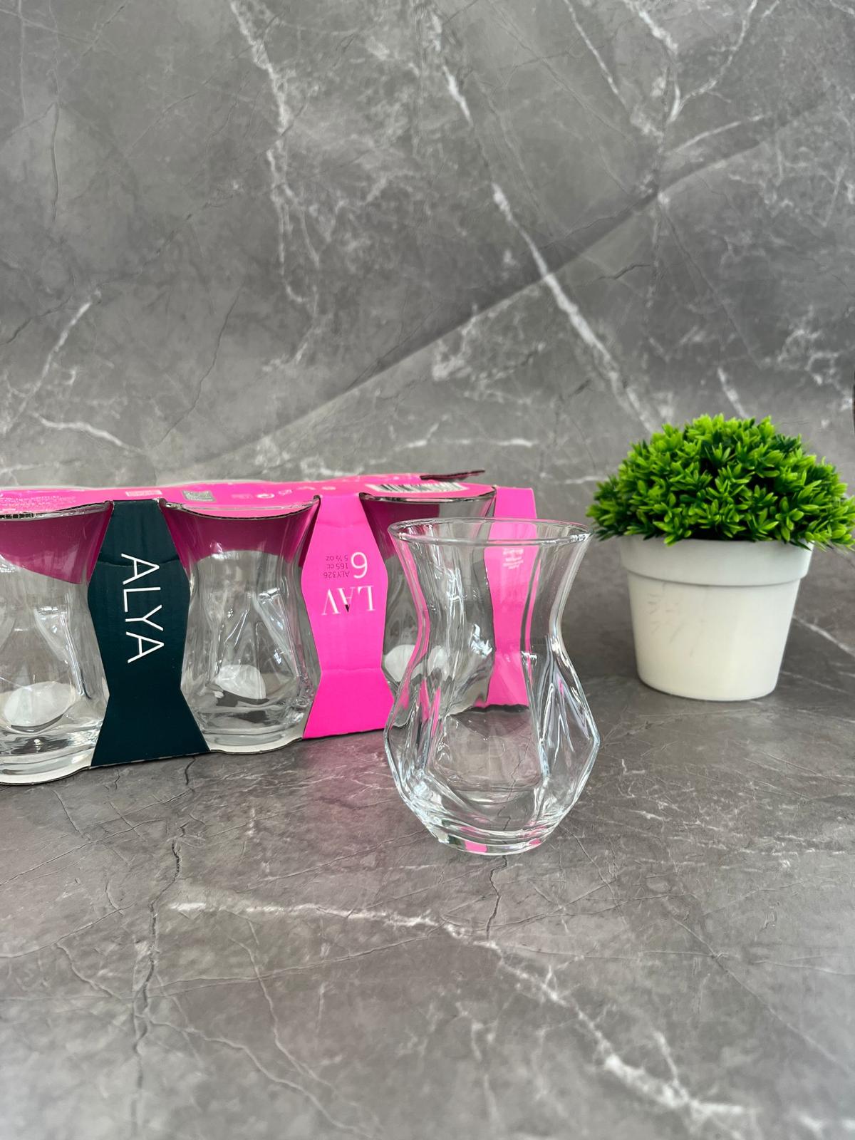 LAV ALYA 6'LI ÇAY BARDAĞI