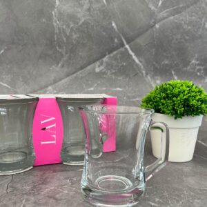 LAV ZEN 3’LÜ KULPLU ÇAY BARDAĞI