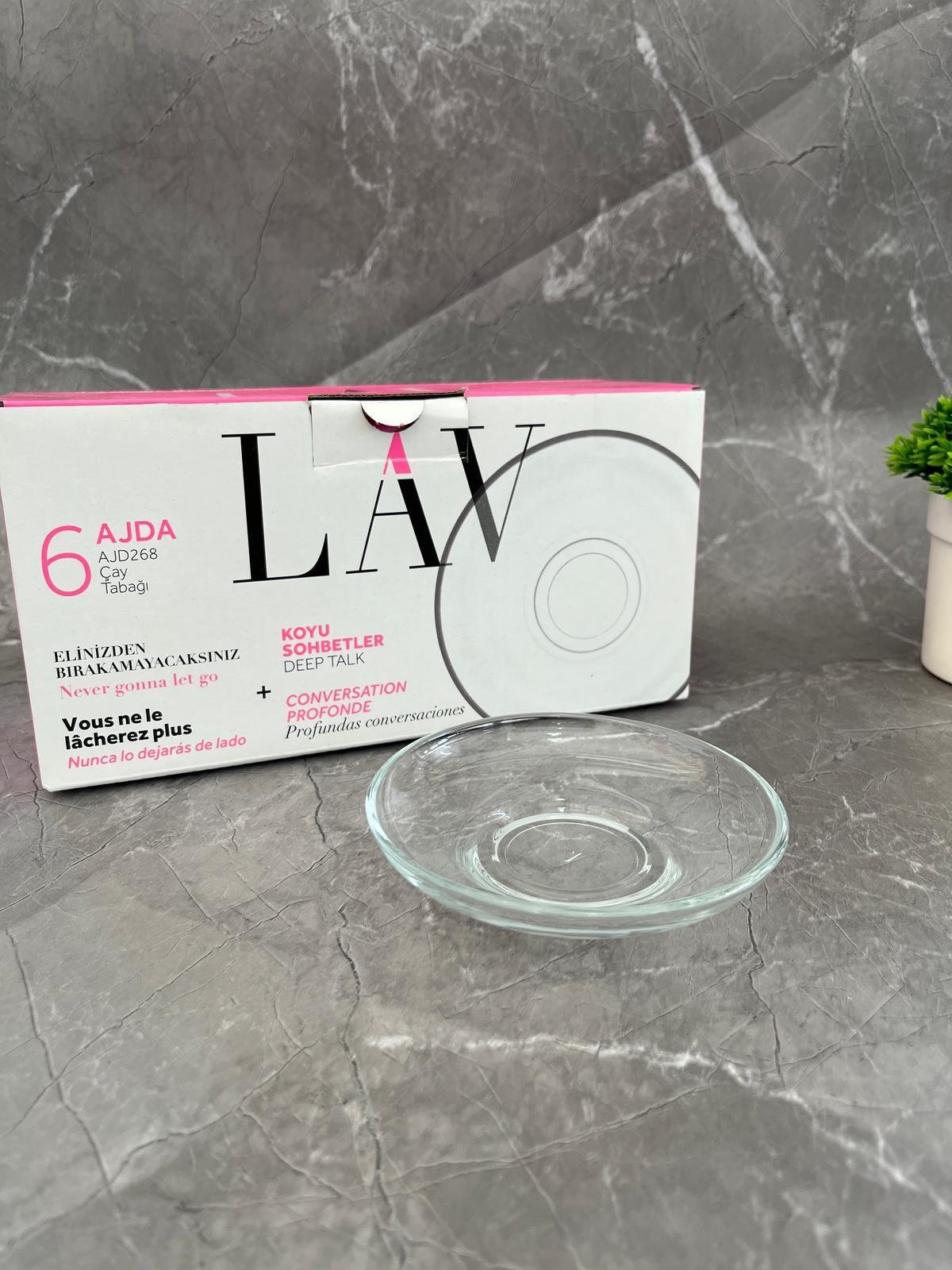 LAV AJDA 6’LI ÇAY TABAĞI