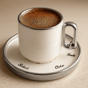 6 KİŞİLIK PORSELEN KAHVE VE FİNCAN TAKIMI