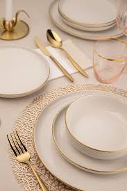 KÜTAHYA GOLD PORSELEN MODERNA 24 PARÇA