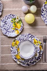 PEROTTİ LİMONE BONE PORSELEN 24 PARÇA YEMEK TAKIMI