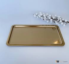 GOLD KARE SUNUM TEPSİSİ