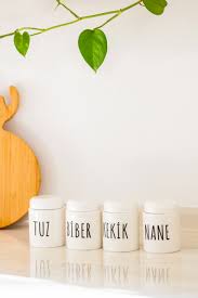 MİEN PORSELEN KAVANOZ SETİ