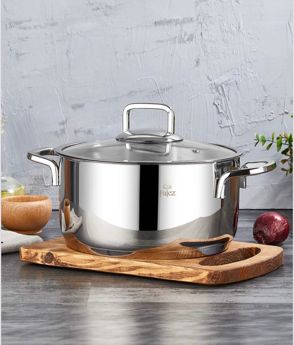 FALEZ VENTO DERİN ÇELİK TENCERE