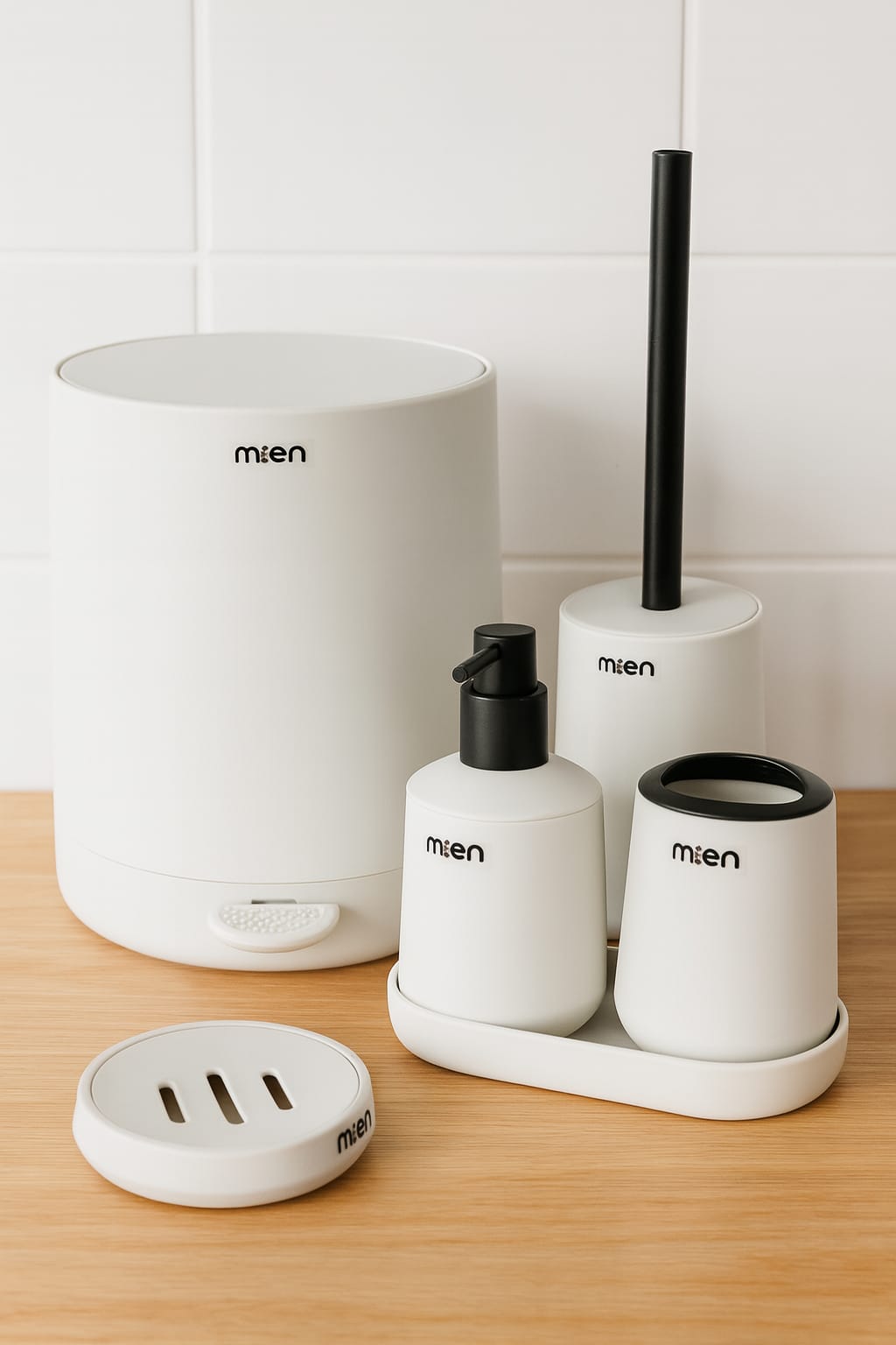 MİEN KARE 5 PARÇA BANYO SETİ