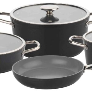 AROW CORNBİLL SERAMİK SİYAH TENCERE SETİ