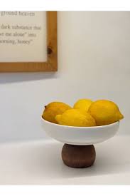 AHŞAP AYAKLI PORSELEN SUNUMLUK / KASE KÜÇÜK