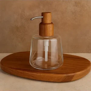 MİEN AKASYA KAPAKLI CAM SIVI SABUNLUK