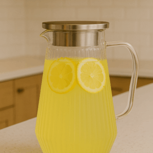 MİEN METAL KAPAKLI CAM SÜRAHİ