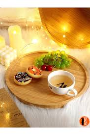 BAMBU YUVARLAK SERVİS TABAĞI